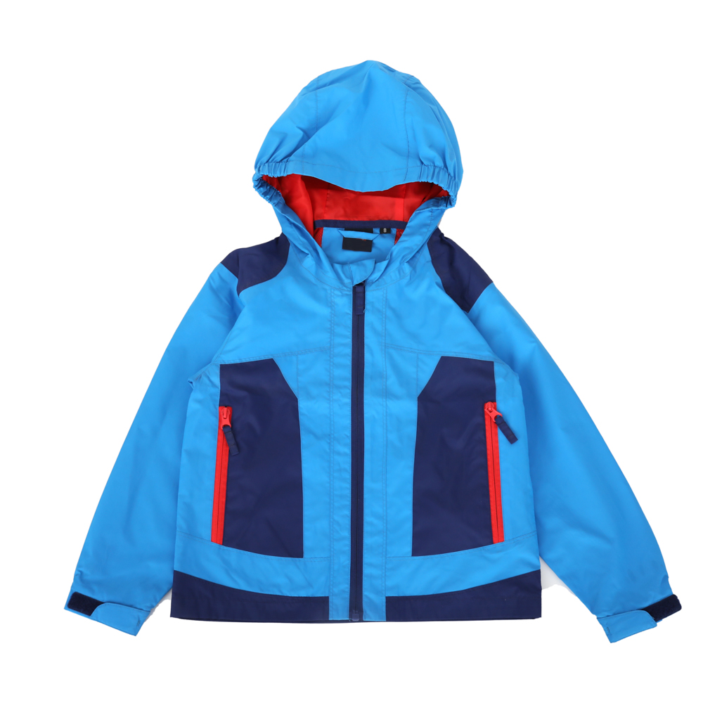 2021 High Level Custom plain White Ocating 300T Full Dull kids windbreaker jacket