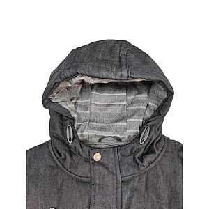 High Quality Outdoor Casual Warm Softshell Black Padded Jacket For Men