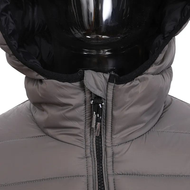 2021 Hot Sale Gray Long Light Keep Warm Ladies Quilted Cotton-Padded Women Designer Padded Down Jacket