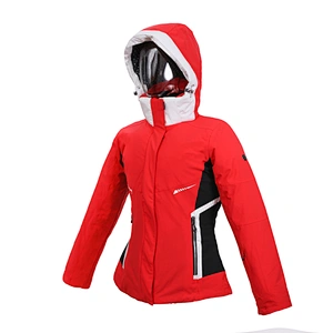 Cotton Fabric Snowboarding Hoodies Jacket Wear Skiing Suits Winter Jacket Women Women Ski Suit 8% Elastane Custom 92% Polyester
