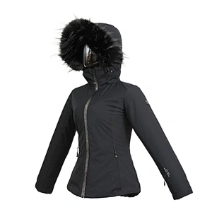 Sportswear Manufacturers In China Ski Jacket PFC Free Recycled Fabric Winter Snow Black Fashion Waterproof Ski Jacket