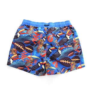 Beach men's swim shorts custom polyester male swim trunks