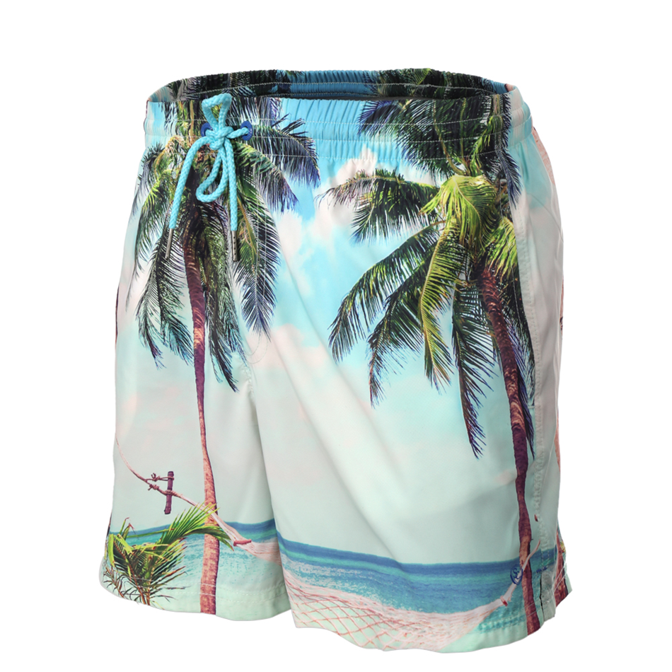 Custom Wholesale Cheap Hawaiian Beach Shorts Swimming Pants Men With Logo