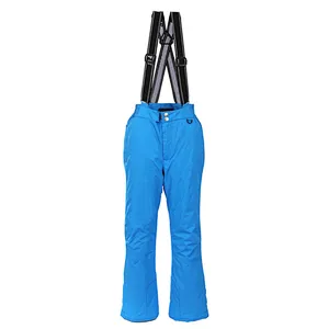 Factory Direct Sales Casual Fashion Windproof Waterproof Strap Girls Boys Ski Pants Kids