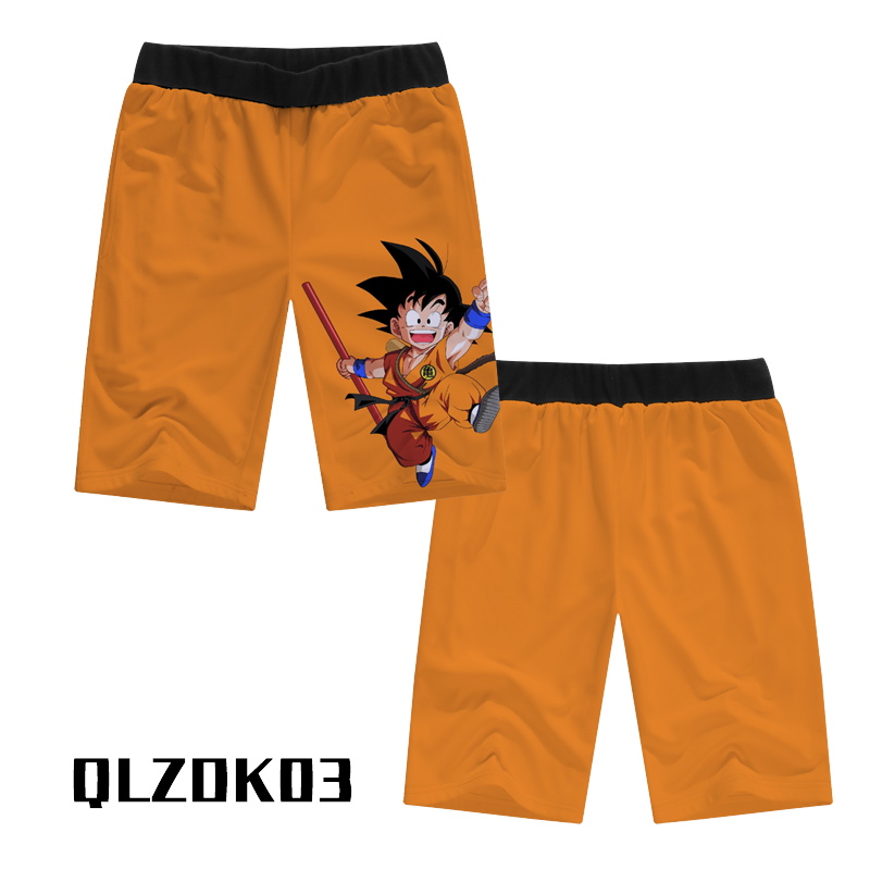 2021 New Arrival Logo Summer DragonBall Cotton Printing Men Cartoon Shorts