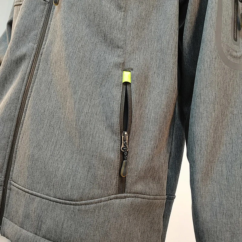 Wholesale Customization Outdoor 100% Polyester Print Softshell Windbreaker Men Casual Jacket Jacket
