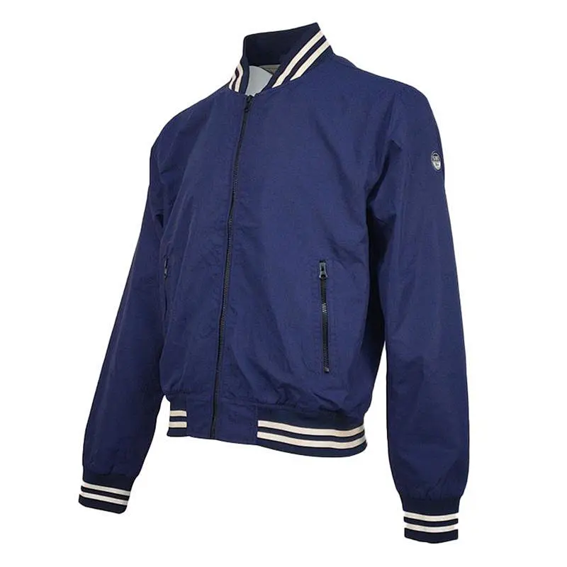 Factory Direct Sales Blue Comfortable Casual Fashion Blank Men Jackets Baseball