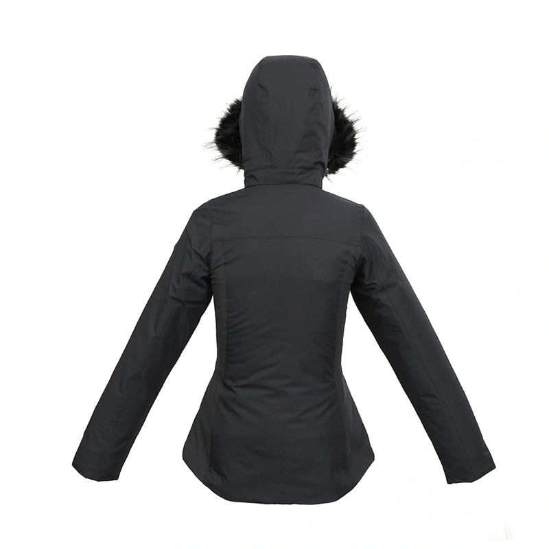 Sportswear Manufacturers In China Ski Jacket PFC Free Recycled Fabric Winter Snow Black Fashion Waterproof Ski Jacket