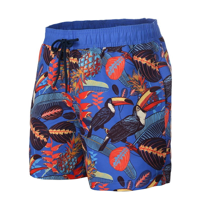Beach men's swim shorts custom polyester male swim trunks
