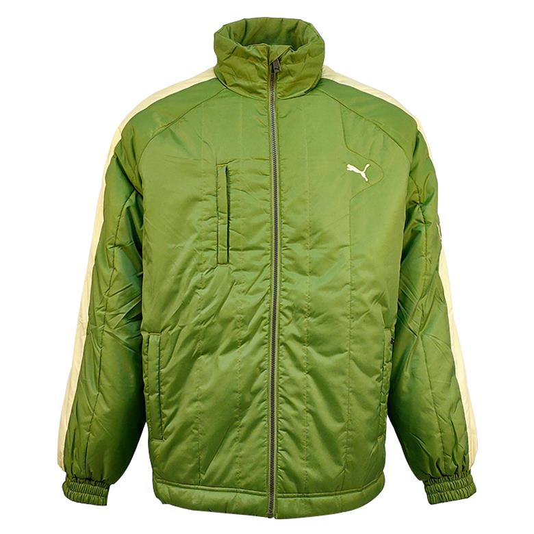 High Quality And Low Price Windproof Light Green Reflective Cotton Padded Jacket
