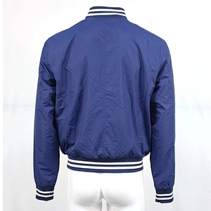 Factory Direct Sales Blue Comfortable Casual Fashion Blank Men Jackets Baseball