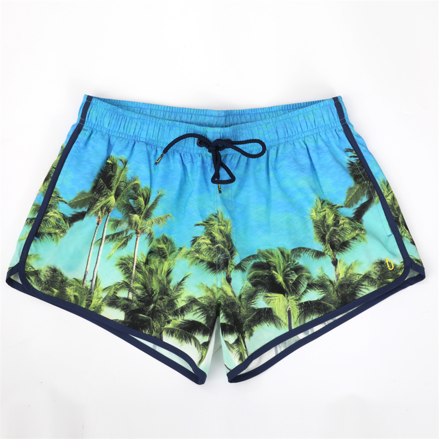 Wholesale Customization Graphic Printing Tie Dye Summer Beach Shorts For Tourism