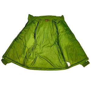 High Quality And Low Price Windproof Light Green Reflective Cotton Padded Jacket