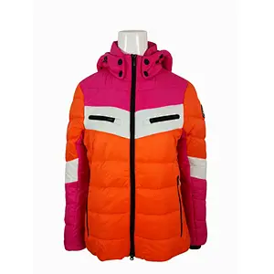 Factory wholesale Ladies sport and casual fake dwon jacket