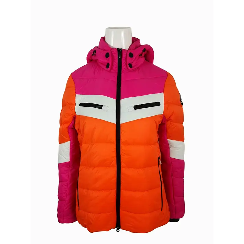 Factory wholesale Ladies sport and casual fake dwon jacket