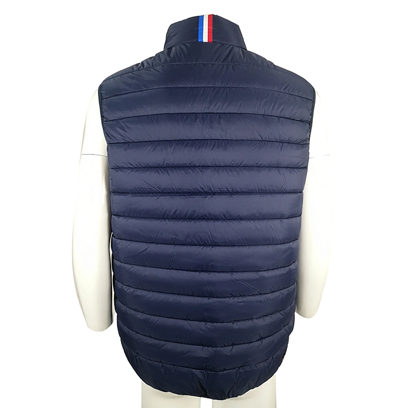 Light weight padded quilted vest for man