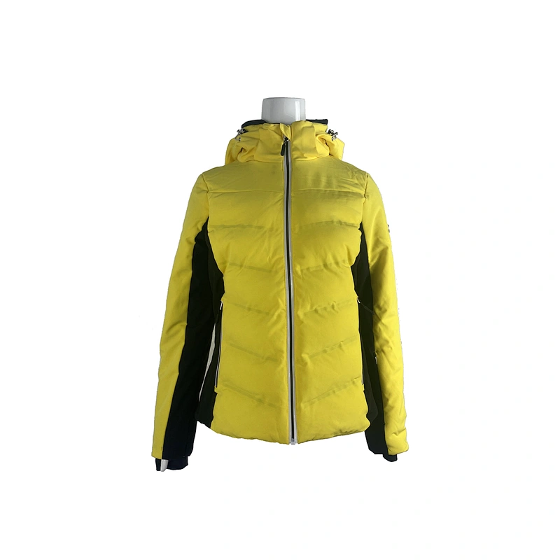Economic Suppliers Of Sportswear Woman PFC Free Recycled Fabric Jacket 100% Polyester Ski Jacket