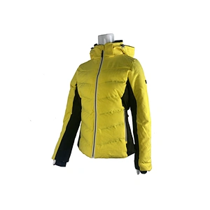 Economic Suppliers Of Sportswear Woman PFC Free Recycled Fabric Jacket 100% Polyester Ski Jacket
