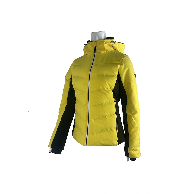 Economic Suppliers Of Sportswear Woman PFC Free Recycled Fabric Jacket 100% Polyester Ski Jacket