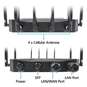 IP68 NR200 4G LTE 5G NR ODU Industrial Outdoor CPE Router with SIM card Slot