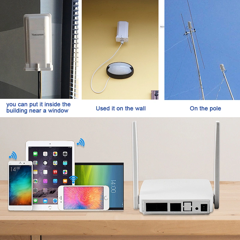 Yeacomm 4G CPE WIFI KIT outdoor cpe signal reception indoor wifi hotspot