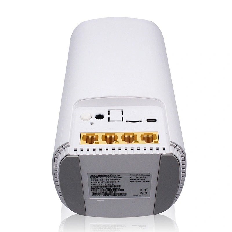 X21 5G NR dual bands  WIFI 802.11b/g/n/ac volte wireless router