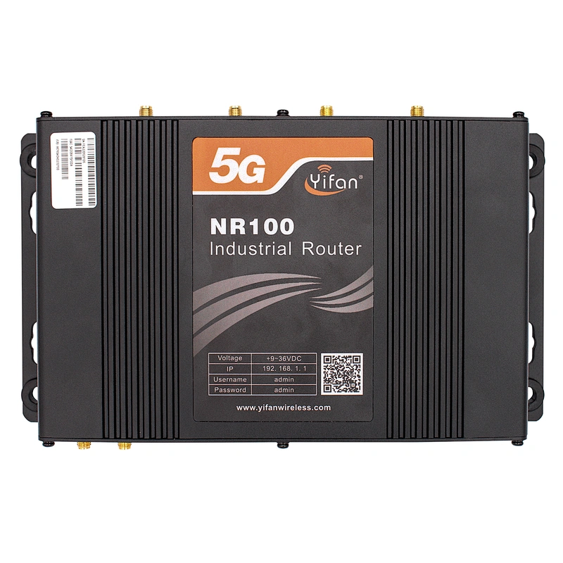 NR100 5G industrial NR Router LTE cat20 with SIM card slot Gigabit port
