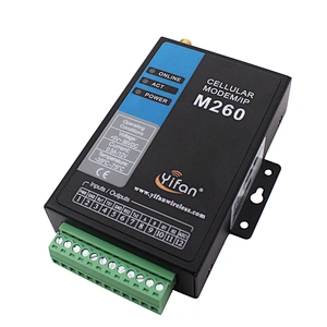 M260  industrial cellular modem 4g lte with two RS232 one RS485 ports