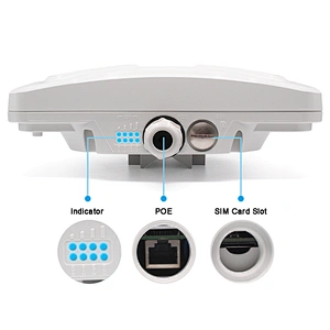NR300 5G X55 modem built-in Sub6G Outdoor 5G CPE with Indoor WiFi6 Gigabit Router