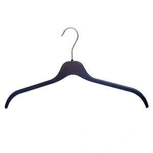 6017-39cm new Black Woman Suit Hanger with Metal Hook for Cloth (39cm)