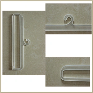 7011-23.4cm plastic hanger manufacturer clothes hanger weight plastic underwear hanger