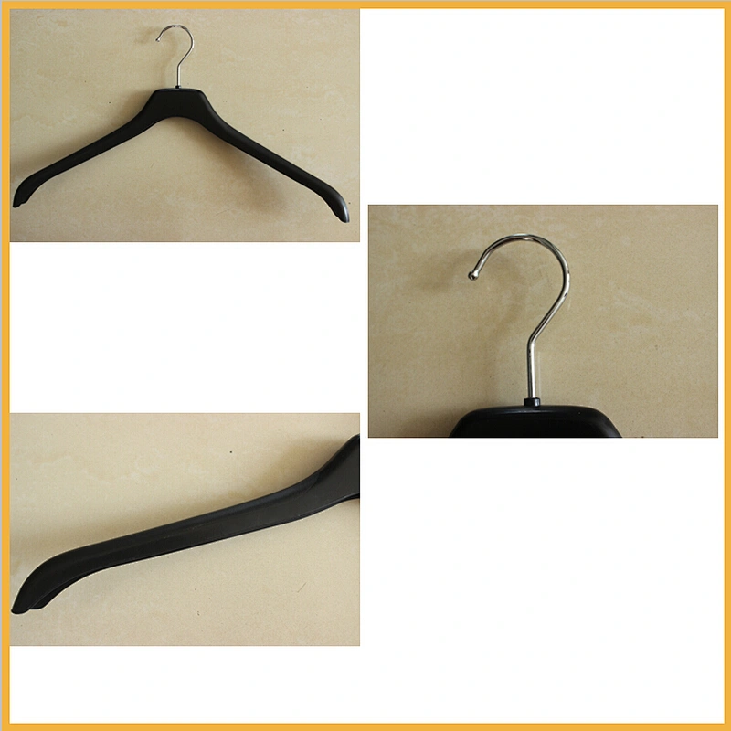 6604-44.5cm garment bag suit hanger fancy clothes hanger plastic hanger