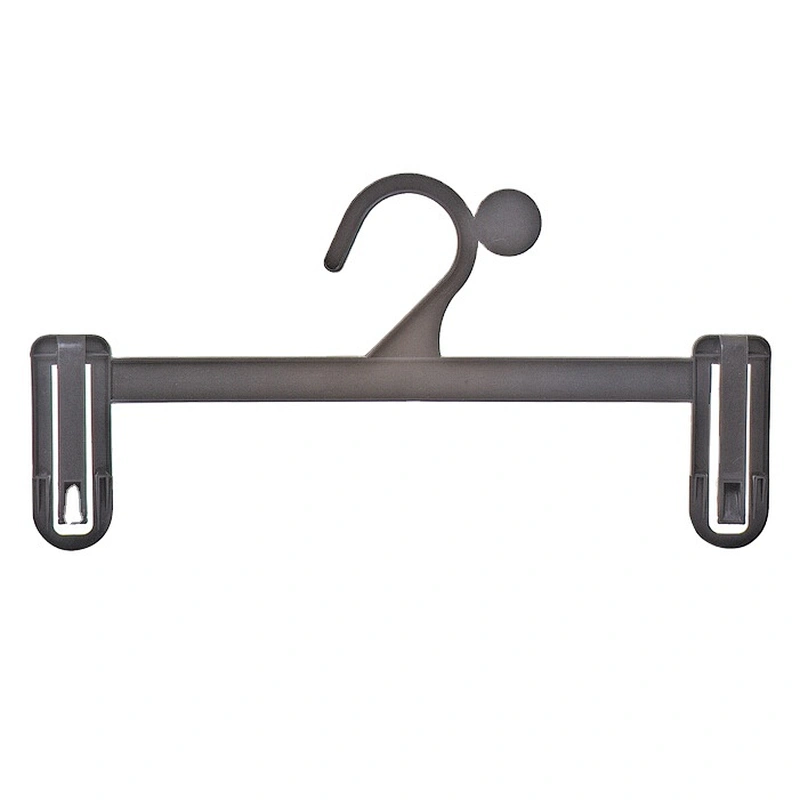 4030-25 long light black hanger plastic hanger cloth hanger for pants skirt