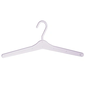 3138-45cm white plastic hanger car clothes hanger dry cleaner wire hanger
