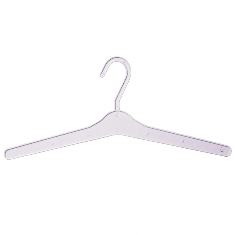 3138-45cm white plastic hanger car clothes hanger dry cleaner wire hanger