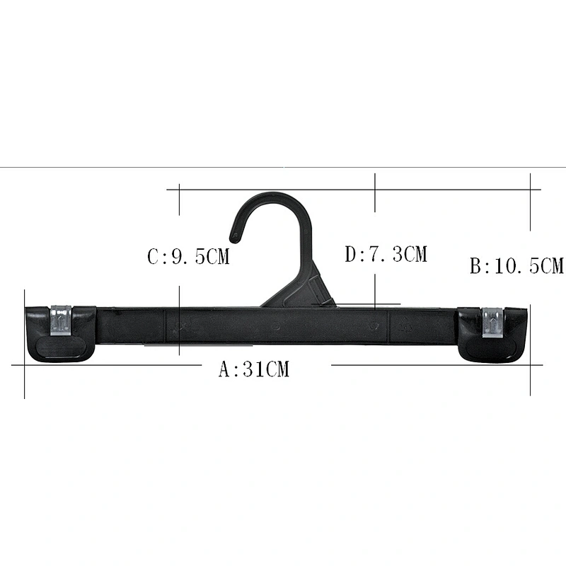 4355-31cm  plastic pants hanger plastic hanger