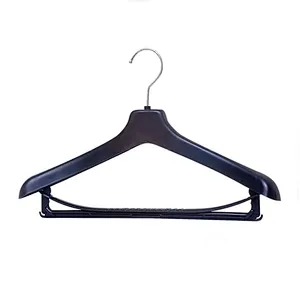 6607H-40cm broad shoulder hanger non-slip hanger strips plastic suit hanger