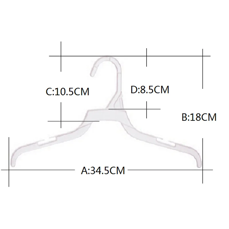 3146-32cm white hanger for cheap clothes hanger hanger made by PP