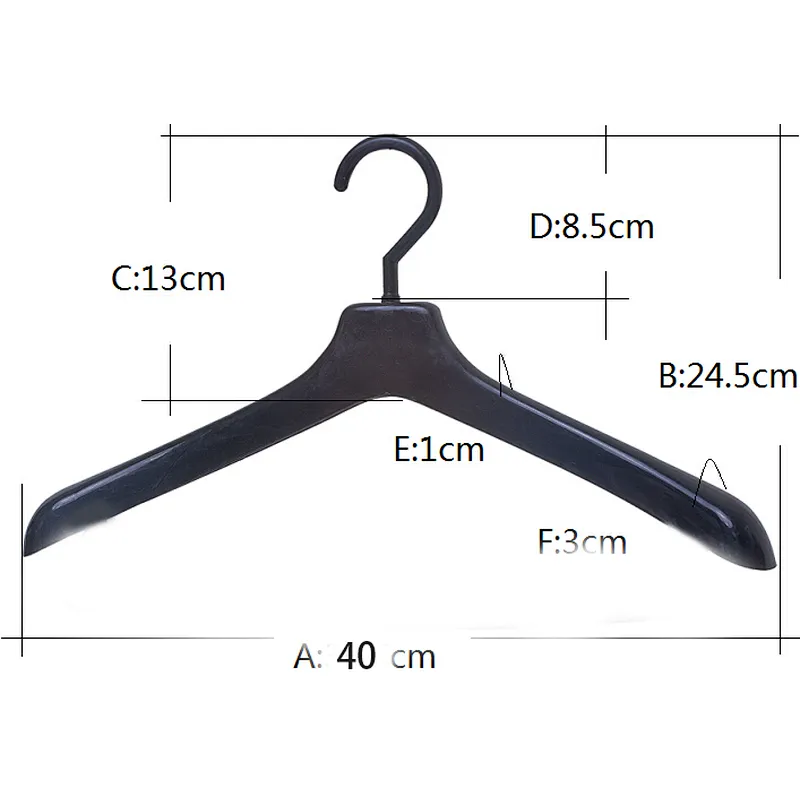 6606-40cm plastic hook suit hanger