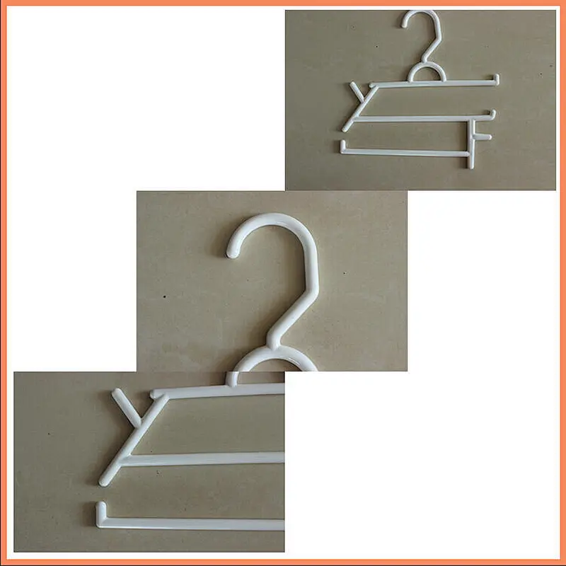 3856-23cm dry cleaner wire hanger plastic hanger for clothes