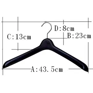 6610-43.5cm plastic hanger mold hanger size markers luxury hanger