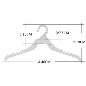 3147-40.5cm piece set clothes hanger hanger factory