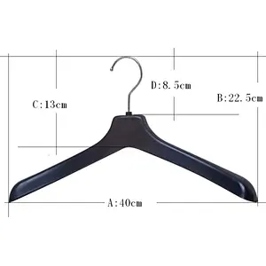 6607-40cm space saving hanger wide shoulder coat hanger expandable hanger