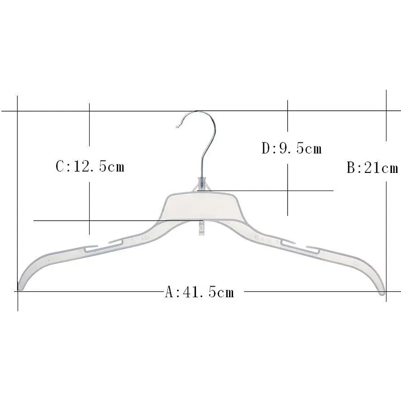 3409-2-43 plastic bag with hanger clothes hanger patent hanger factory in china
