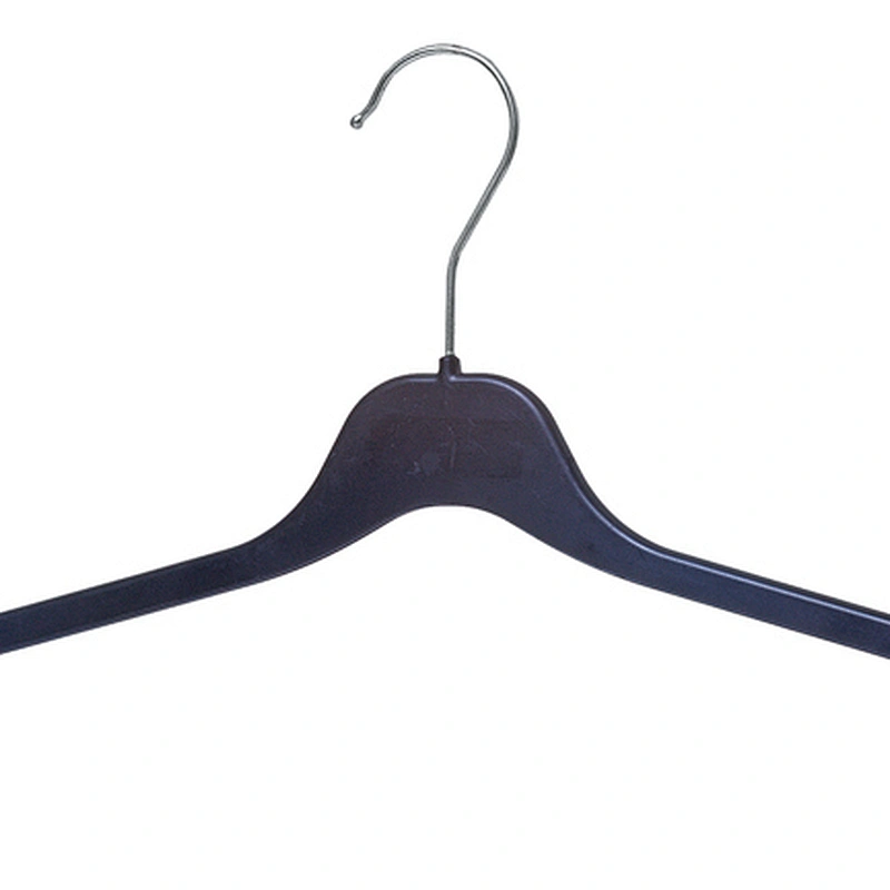 6017-39cm new Black Woman Suit Hanger with Metal Hook for Cloth (39cm)