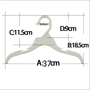 3121C-5-37cm  plastic hanger