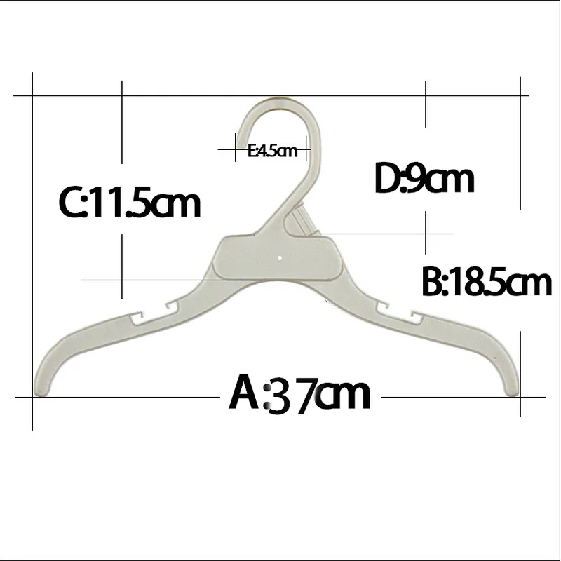 3121C-5-37cm  plastic hanger