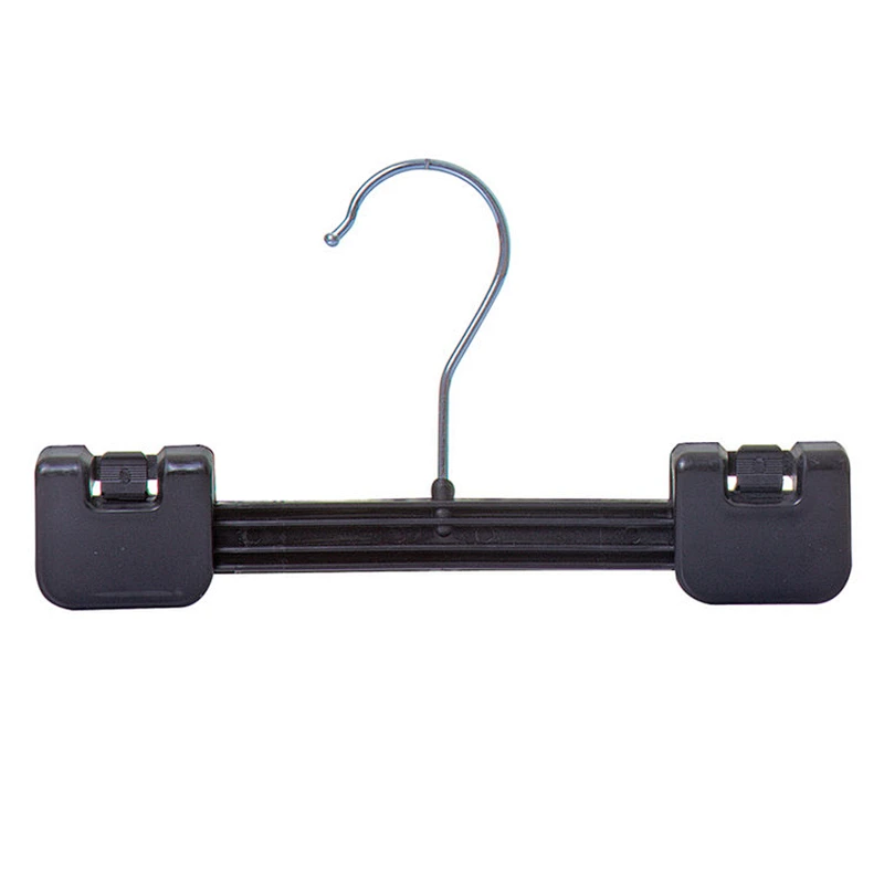 4253-20cm black plastic pants hanger