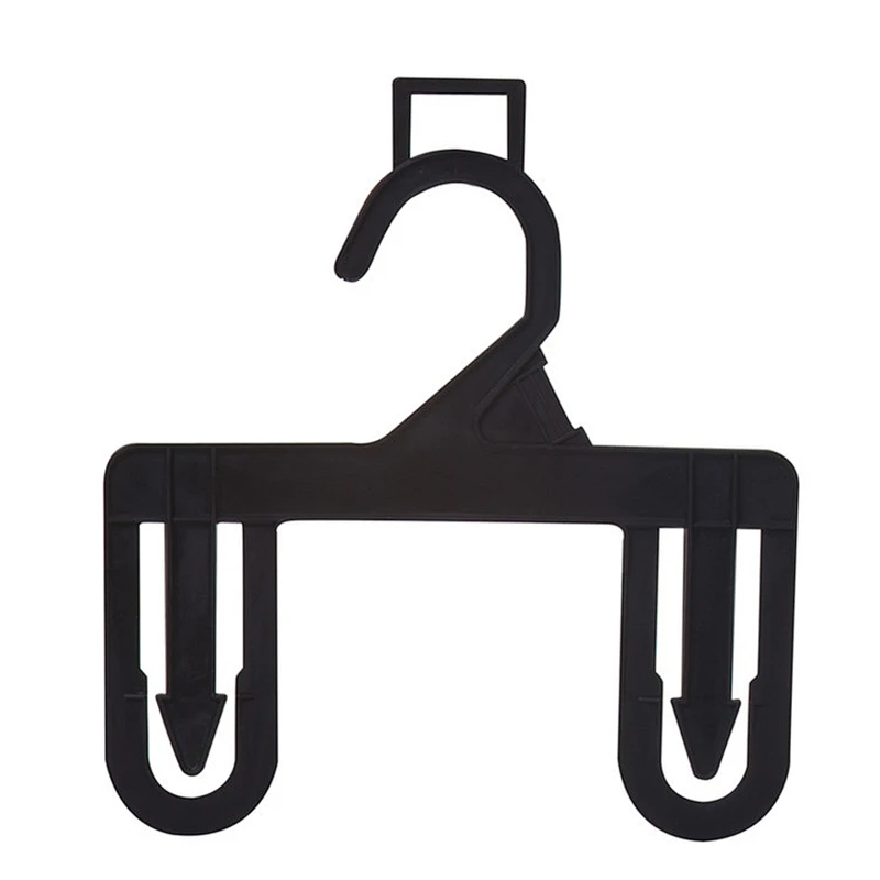 4021 kids Briefs hanger black short plastic hanger for wet clothes pants
