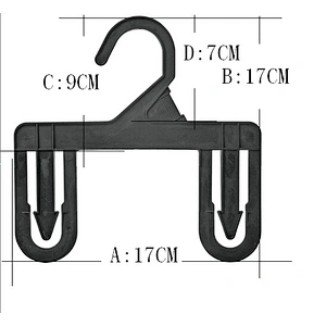 4022 new products small pants hanger plastic hanger for pants clothes